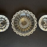 Set of 2 candle holders and vacuum