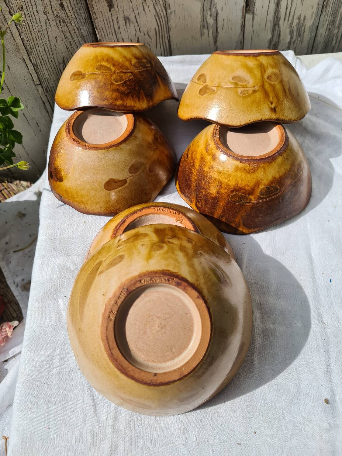 Six ramekins La Roue Vallauris