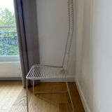 Chaise haute en métal de décoration