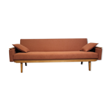 Mier Topolčany Design reclining sofa Czechoslovakia 1960s.