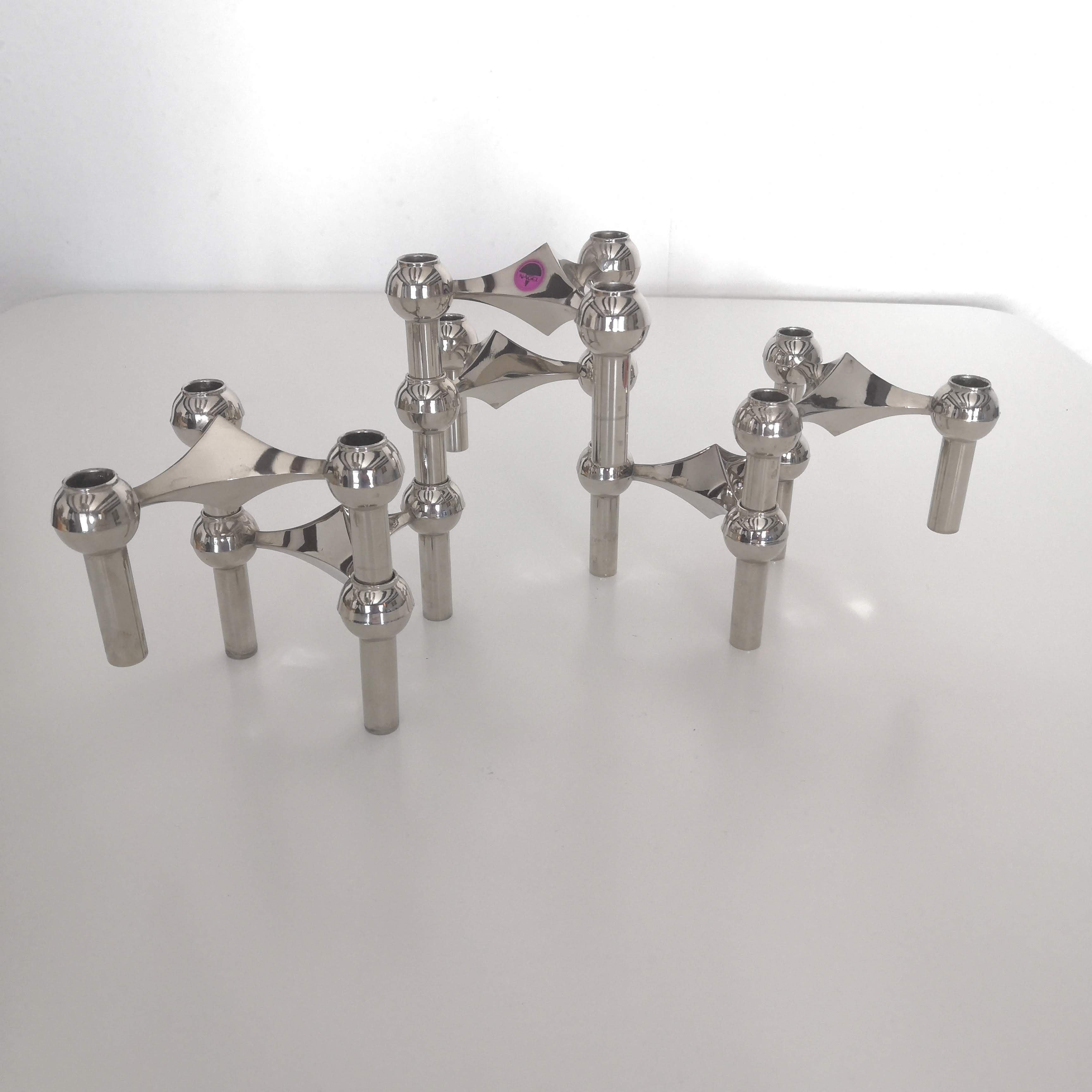 6 Nagel modular candle holders