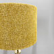Pair of tall brass table lamps, 1950s, restored