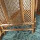 Beautiful folding screen, bamboo and rattan vintage 1970