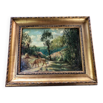 Painting on canvas