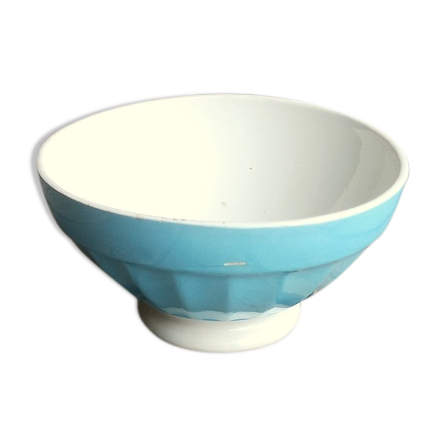 Old Bowl Digoin Sarreguemines Blue