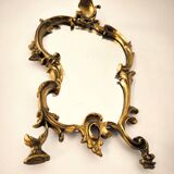 miroir corne d'abondance en bronze doré
