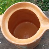 Glazed terracotta milk pot from Alsace