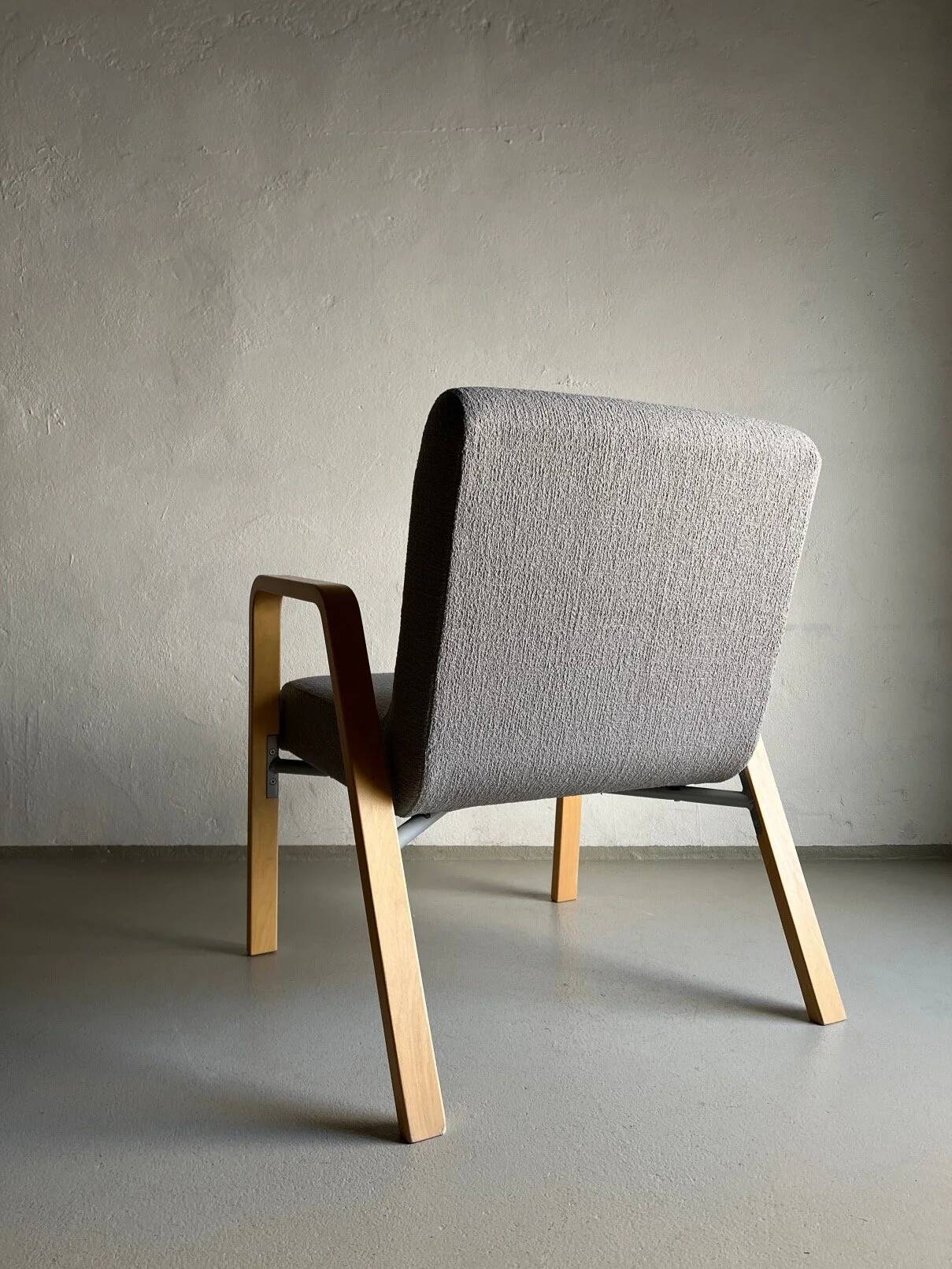 Scandinavian gray easy chair | 1980s