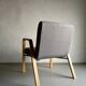 Scandinavian gray easy chair | 1980s