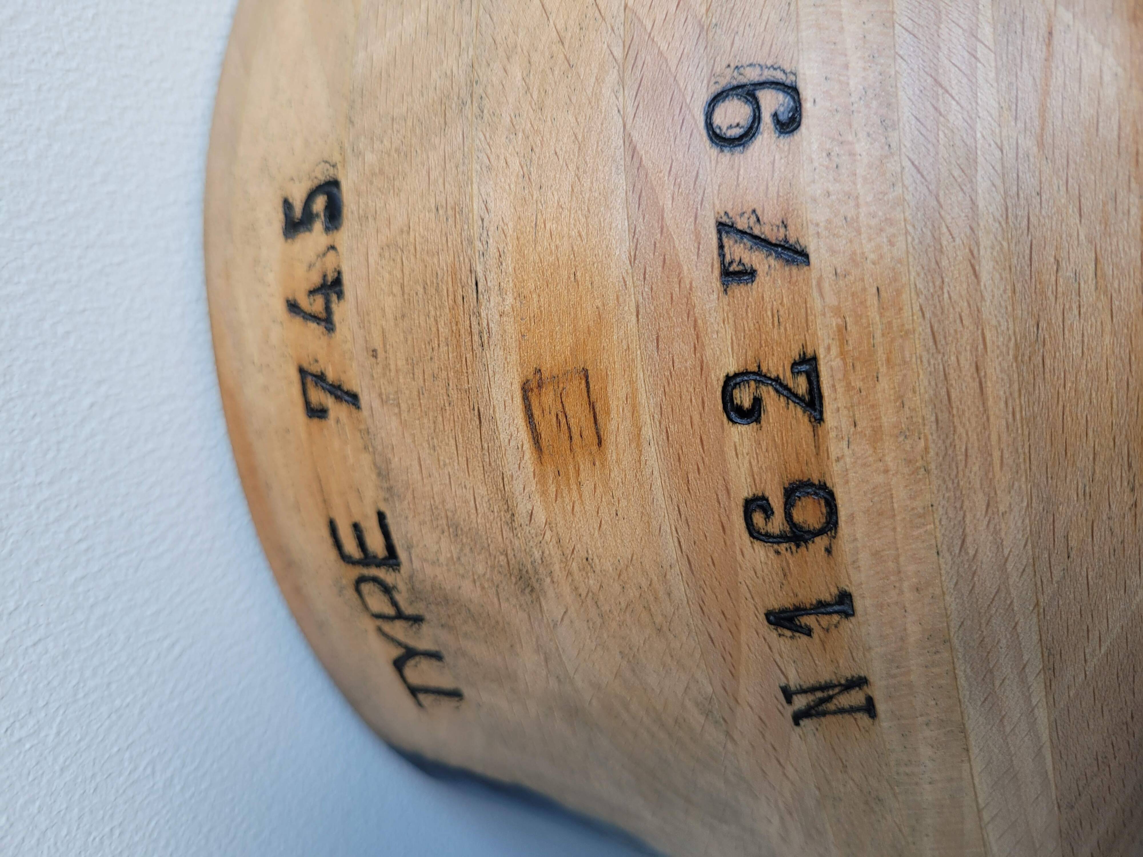 Merville wooden airplane propeller