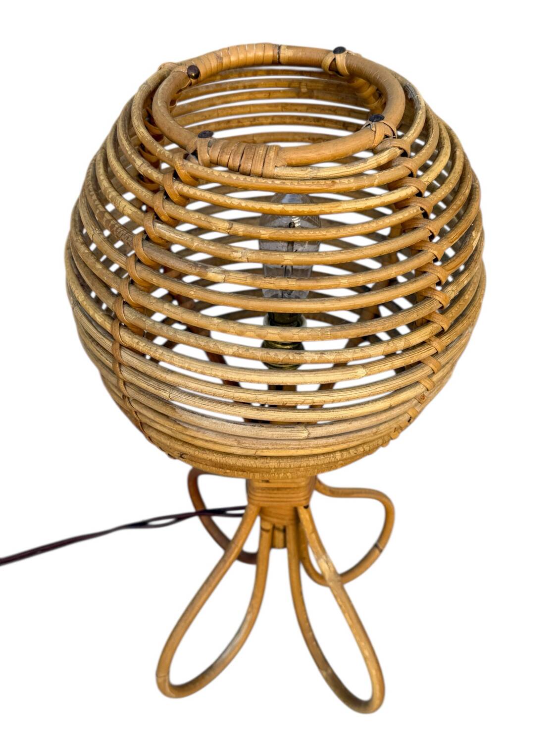 Pair of lamps in Roitn style Louis Sognot 60s