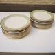 22 Antique Villeroy & Boch Celadon Dinner Plates