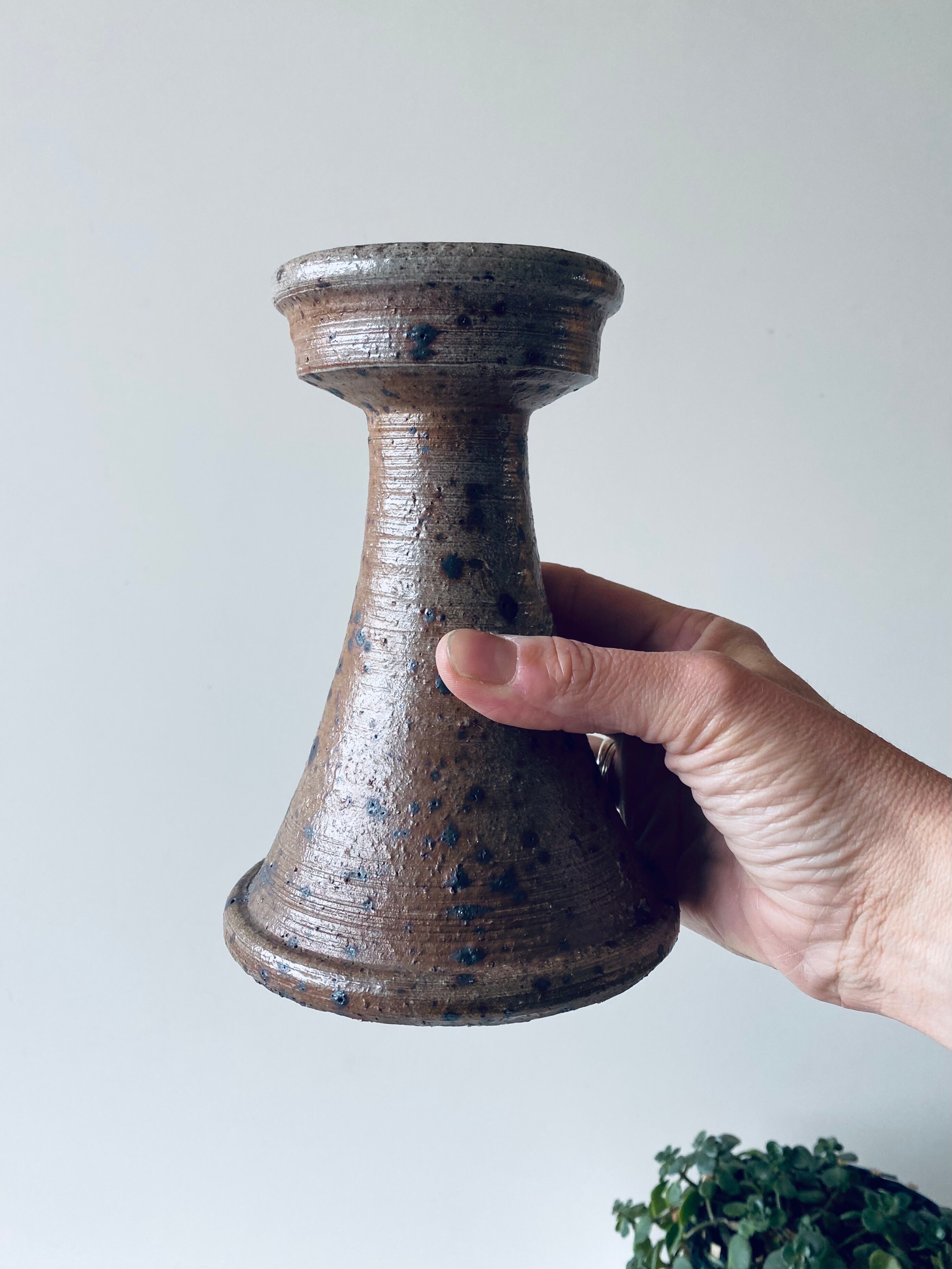 Pyrity sandstone candlestick