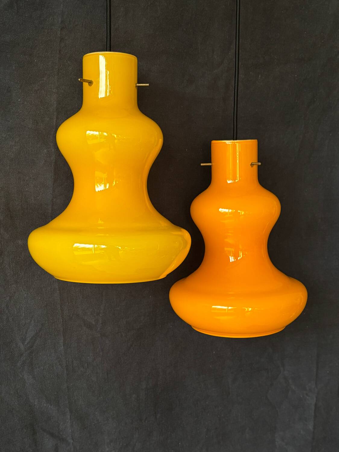 Massimo Vignelli Pendant Lights for Gino Vistosi, Murano 1960s