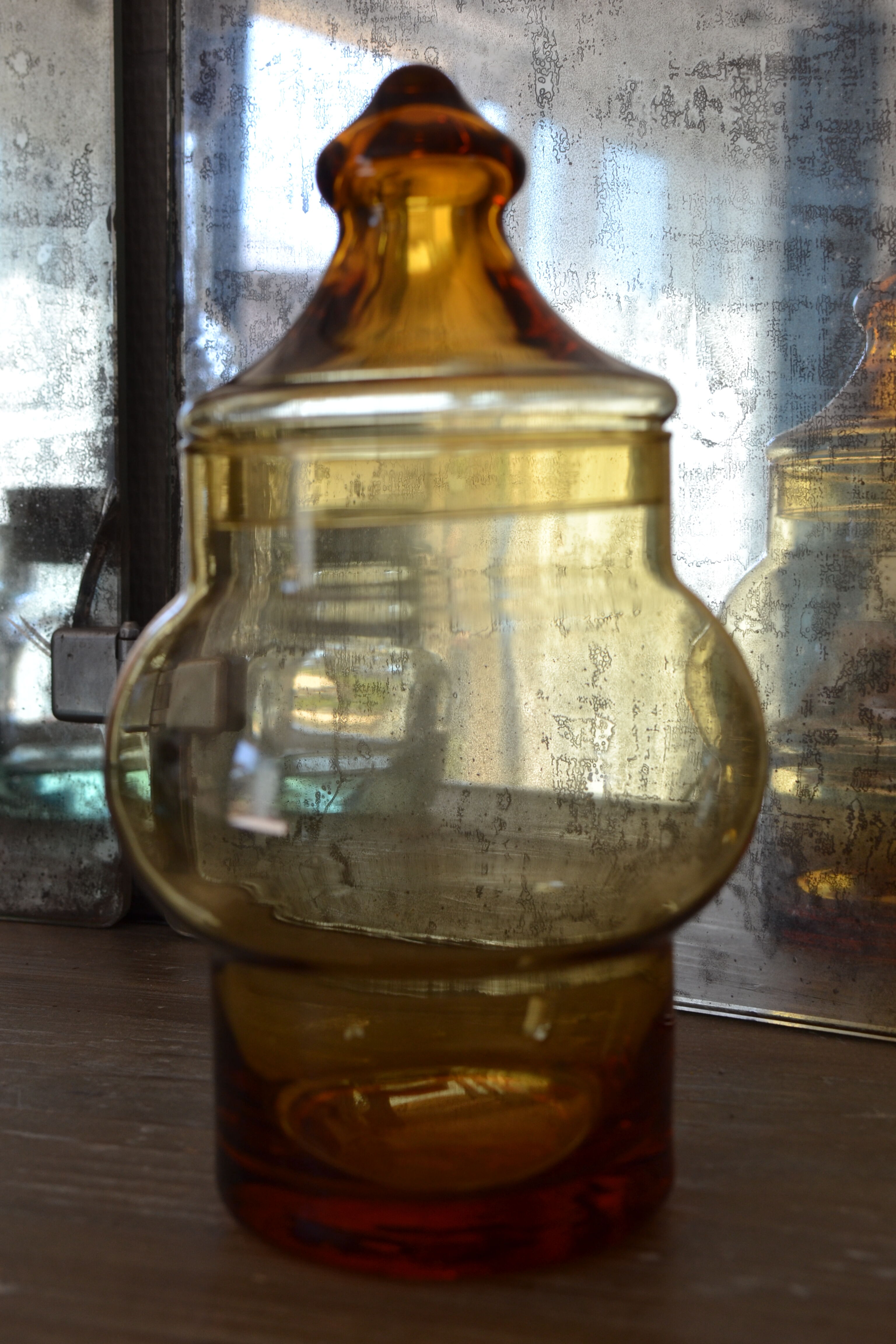 Amber yellow transparent candy