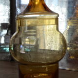 Amber yellow transparent candy