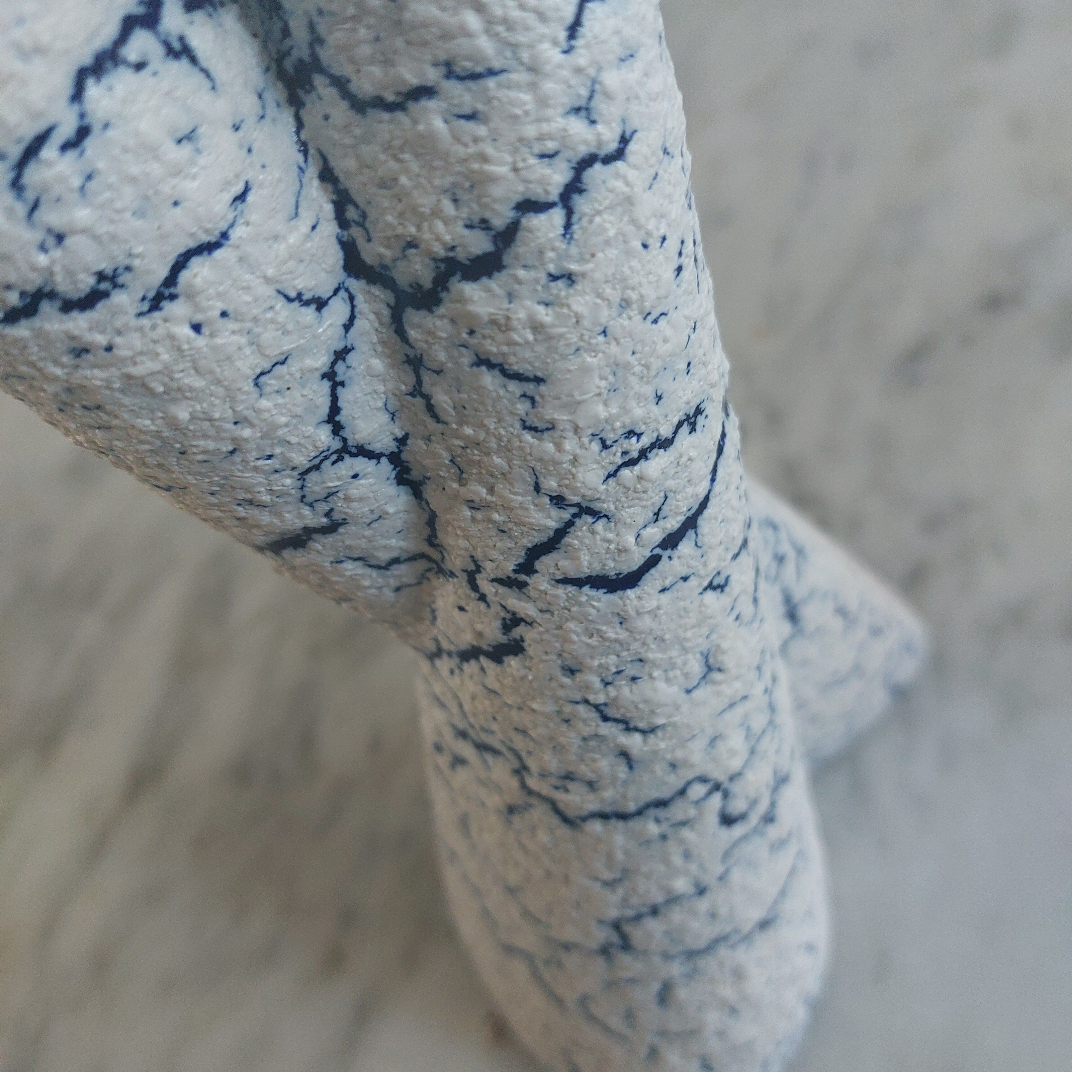 Double soliflore ceramic vase