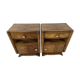 Pair of art deco bedside tables