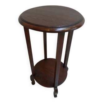 Art Deco oak sidetable