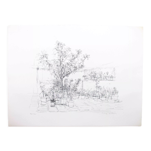 Lithographie de Jurg Keller intitulée