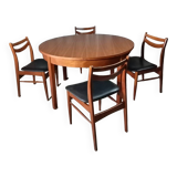 Ensemble table et chaises scandinave