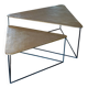 Tables basses gigognes triangulaires