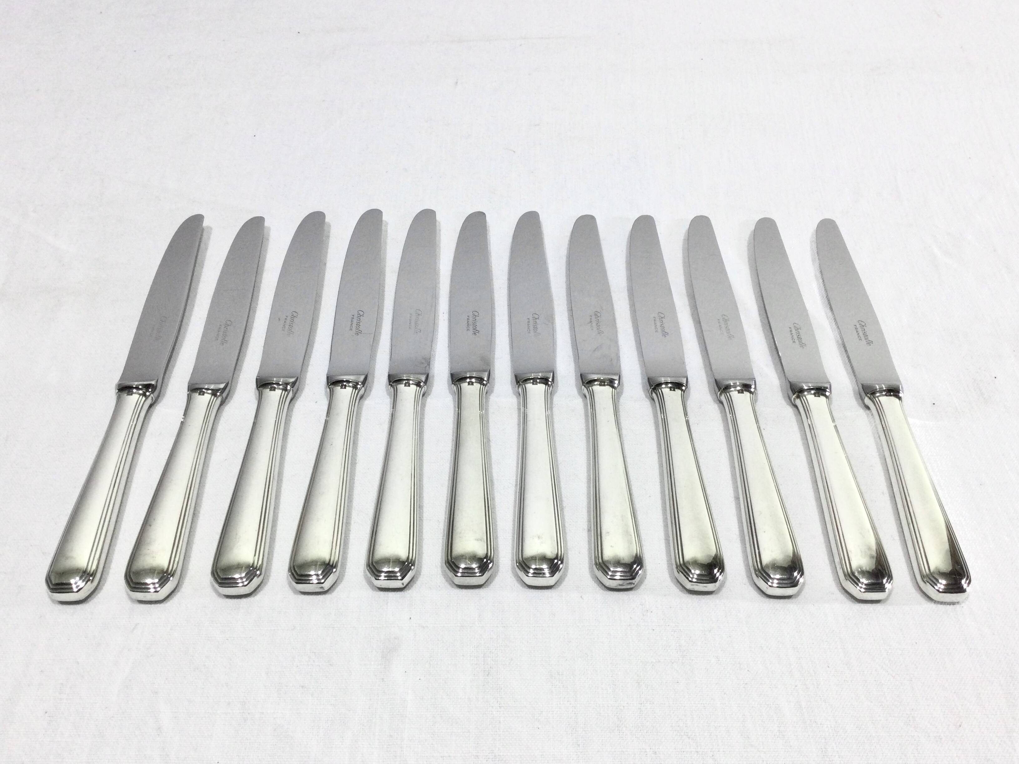 Christofle – 61-piece cutlery set América model