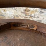 Thonet chair with bent wood, stamped.