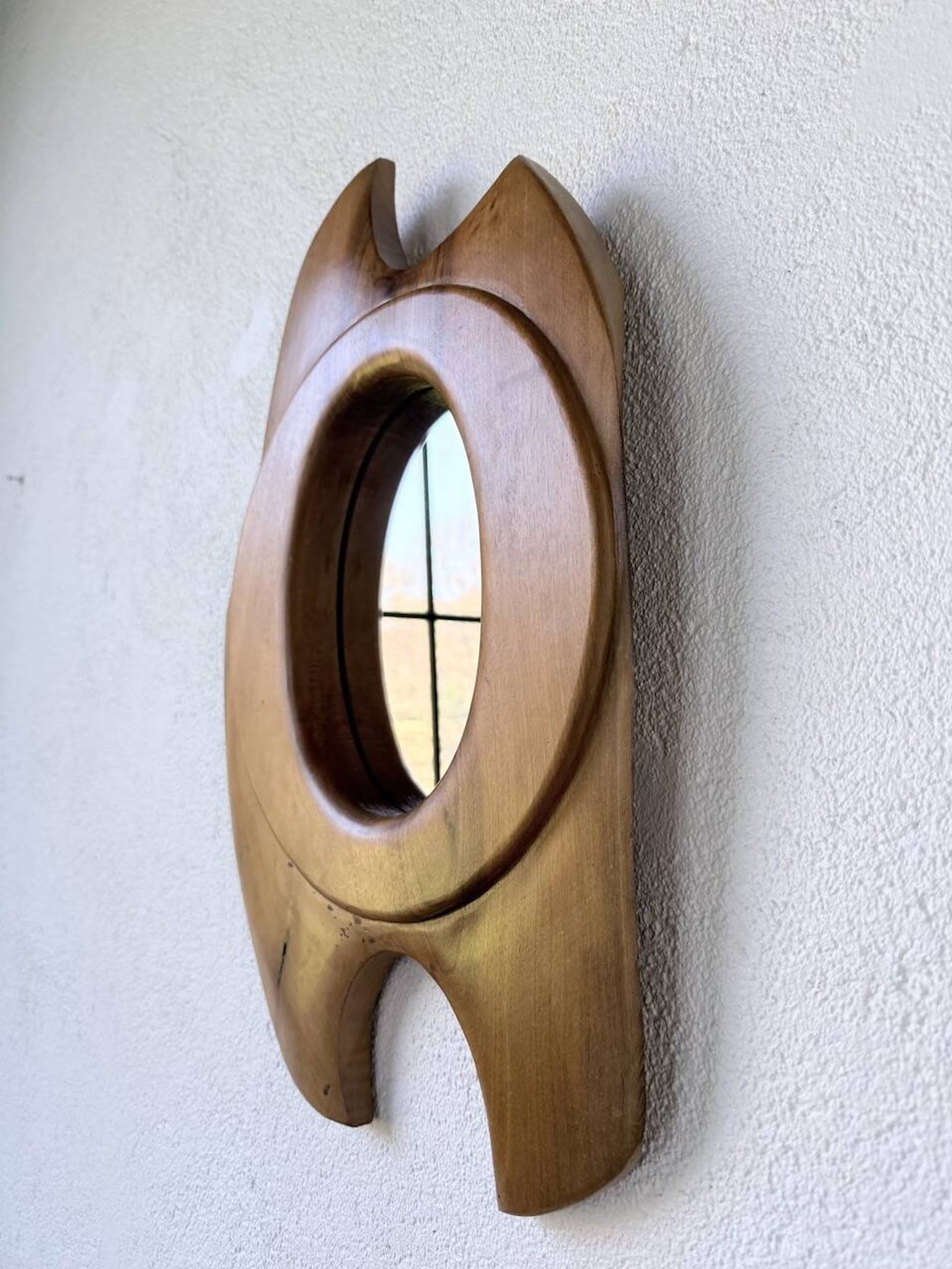 Organic walnut mirror 1960