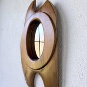 Organic walnut mirror 1960
