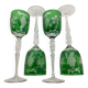 Lot de 4 verres cristal.