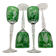 Lot de 4 verres cristal.