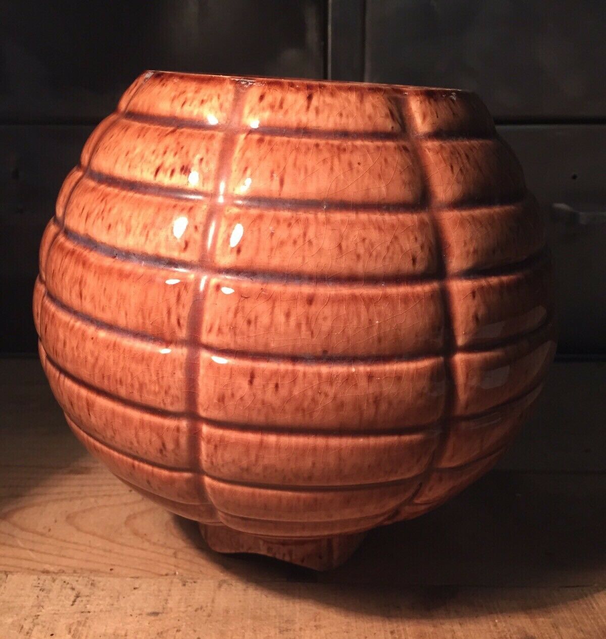Vase en céramique signé Elgé