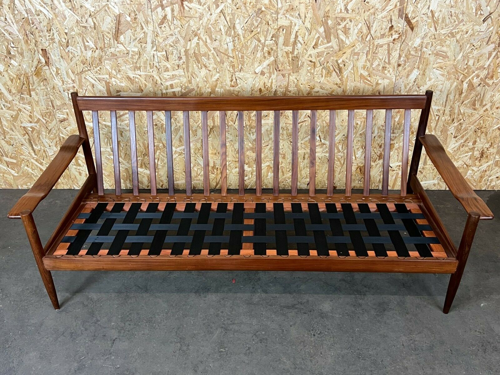 60s 70s teak sofa 3 seater couch seating set Danish Modern Design Denmark