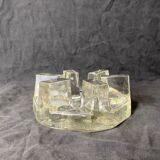 Thick glass reheating