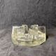 Thick glass reheating