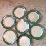 Set of 7 dessert plates Saint Clément