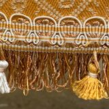 Toad armchair style Napoleon III fringe pompoms