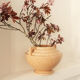 Vase original rose pâle moucheté de blanc