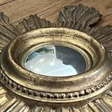 Miroir oeil de sorcière - bois - Très bon état