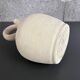 Raw white stoneware jug