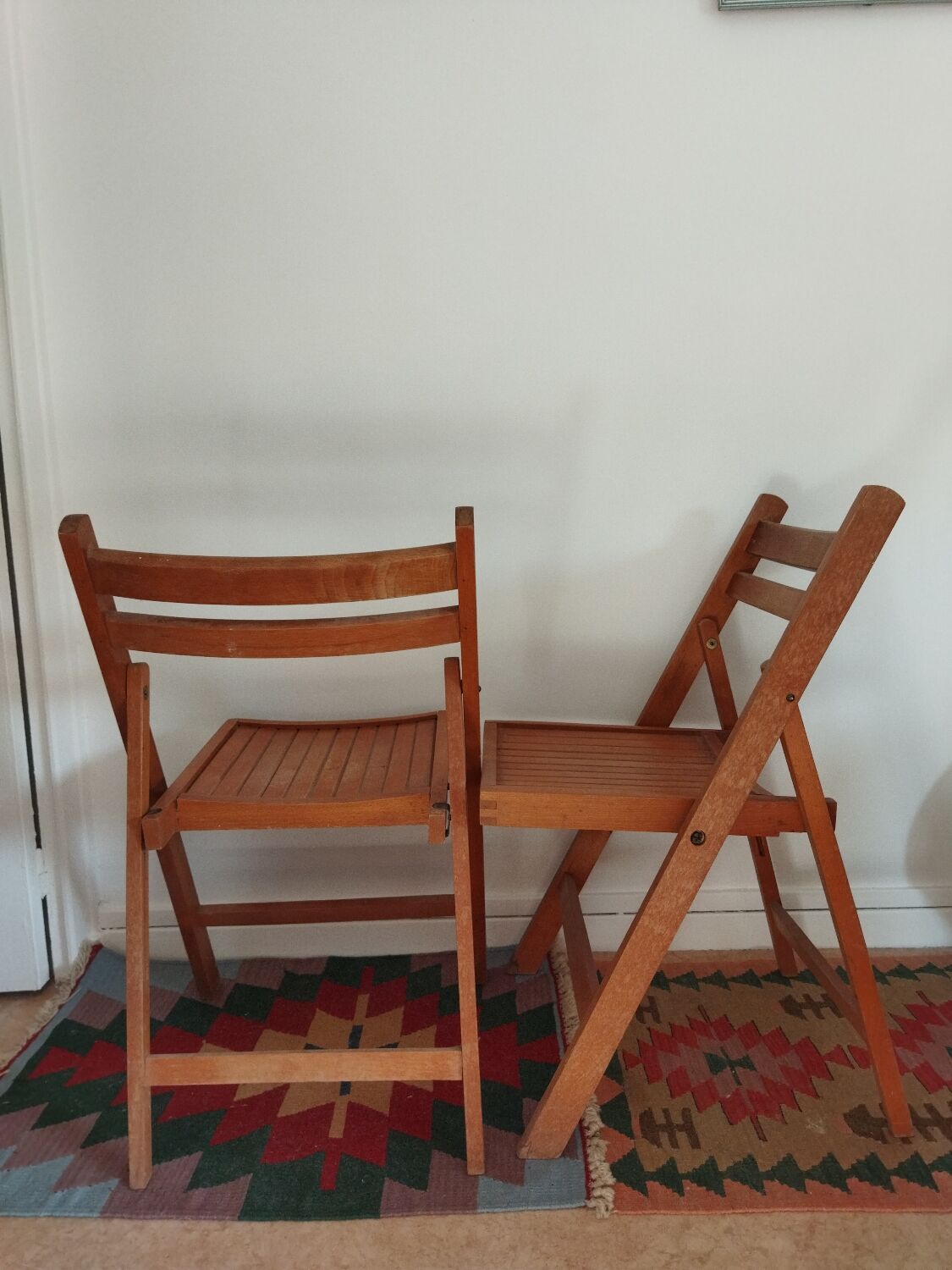 Chaises pliantes vintage