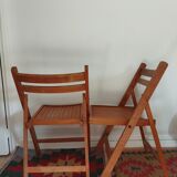 Vintage folding chairs