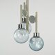 Space Age chandelier, Murano glass, 1970s, made in Italy