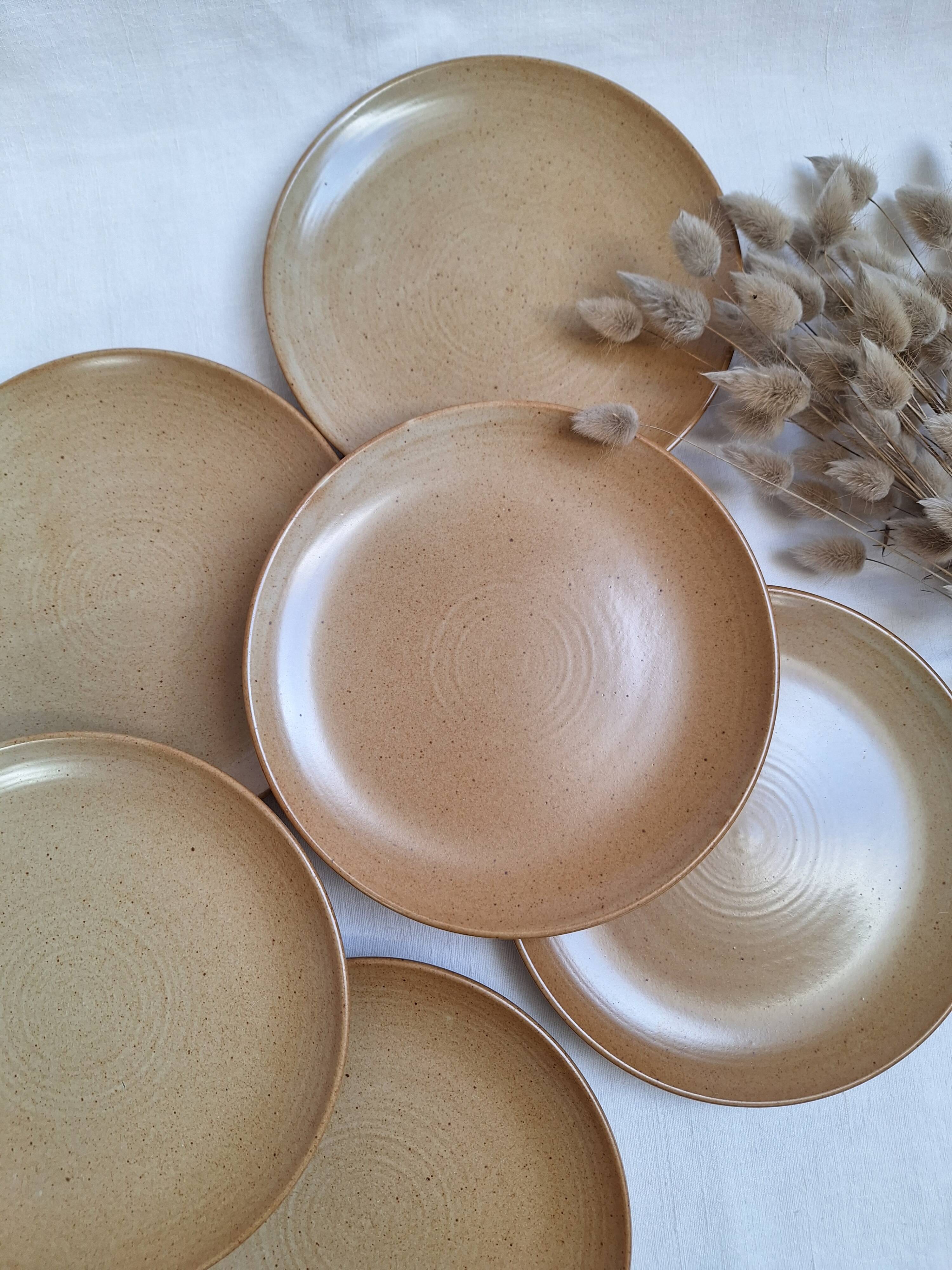 Vintage village stoneware dessert plates
