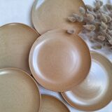 Vintage village stoneware dessert plates
