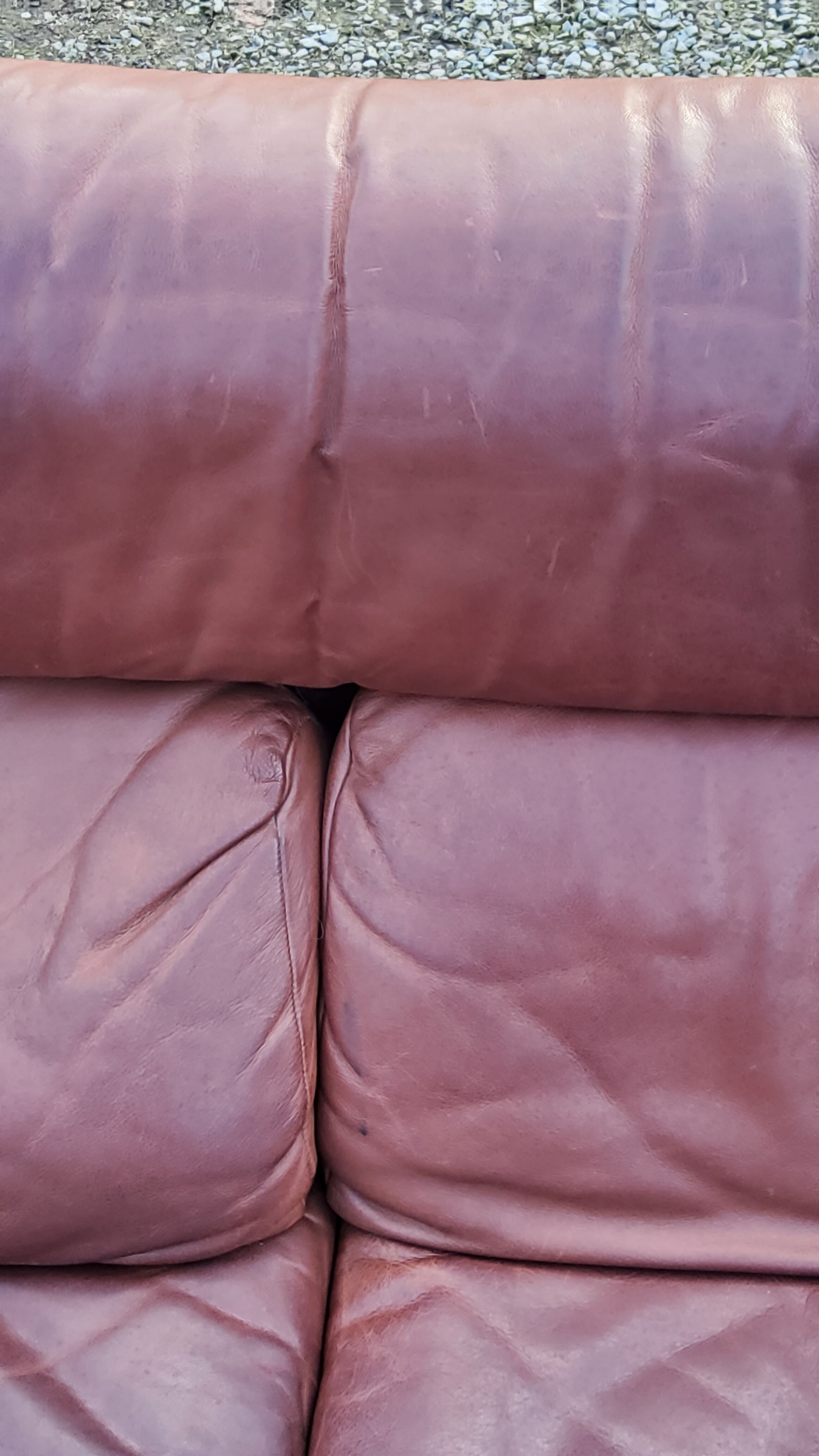 Pair of armchairs and De Sede sofa in cognac leather from the 70s/80s