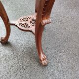 Old side table harness marble top