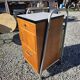Meuble de bureau médical ETS Hordoir en chêne des années 60