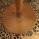 Teak wood floor lamp